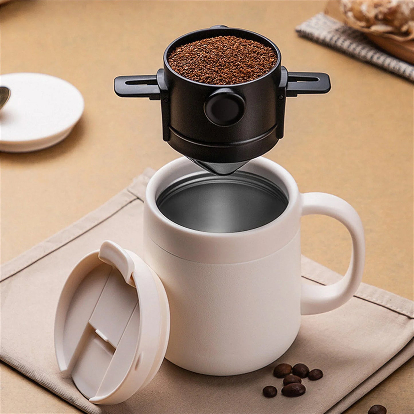 Travel-Friendly Pour-Over Coffee Maker Set