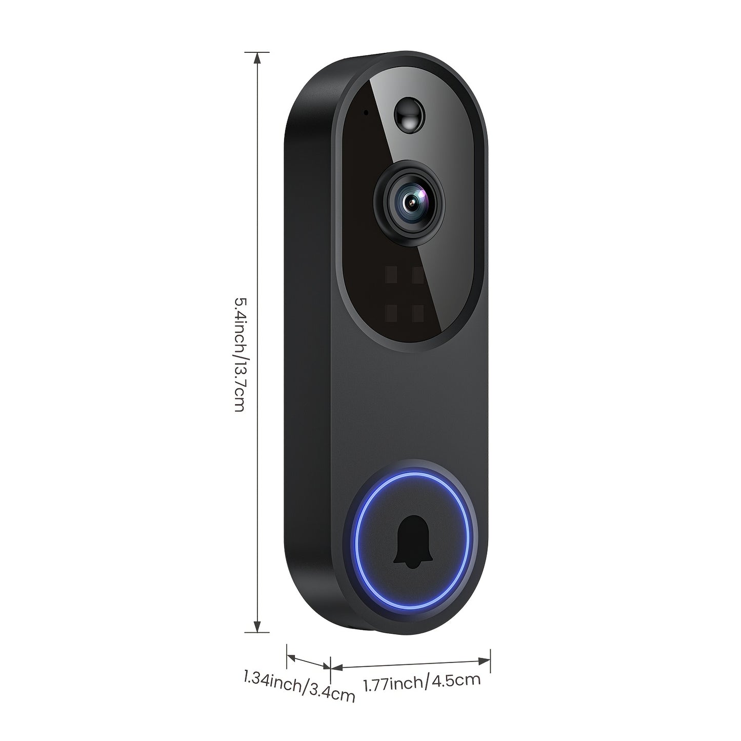 1080P Smart Video Doorbell Camera with 2-Way Audio