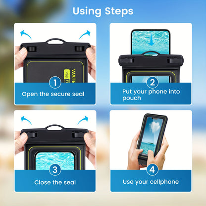 Waterproof Floating Phone Case – IPX8 Pouch with Lanyard