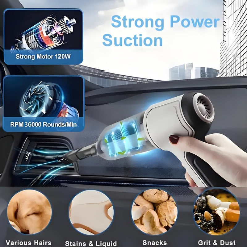 Wireless Handheld Vacuum Cleaner – Strong Suction USB Rechargeable