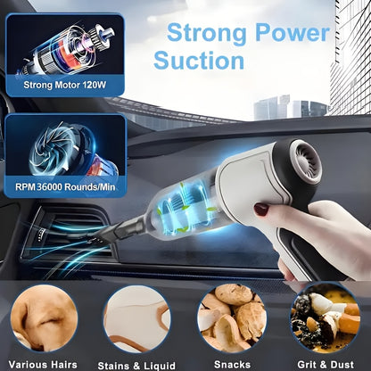 Wireless Handheld Vacuum Cleaner – Strong Suction USB Rechargeable