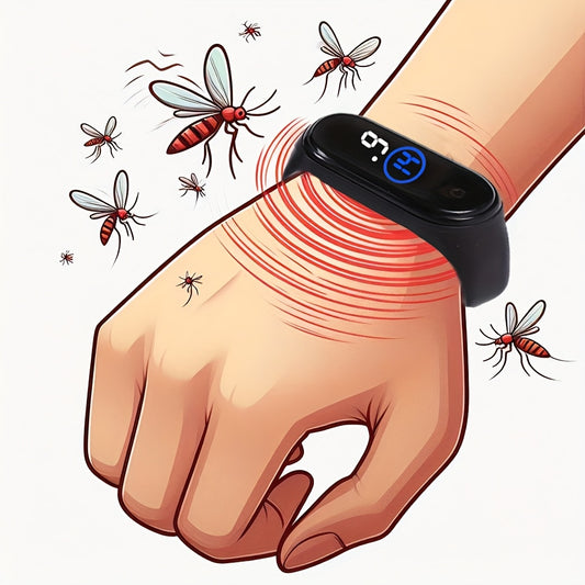 Ultrasonic Mosquito Repellent Wristband – Rechargeable