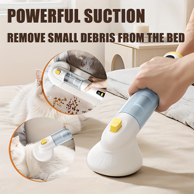 Pet Grooming Vacuum with Brush – 4KPA Suction