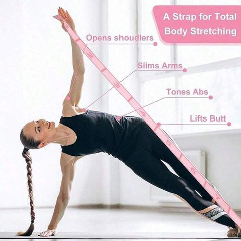 Yoga Stretch Strap Resistance Band Flexibility Band