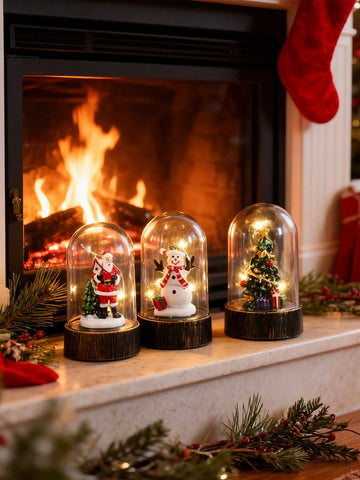 Christmas Style Led Tea Lamp Festive Christmas