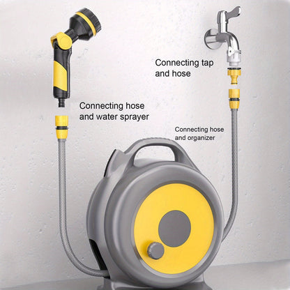 20m Portable Garden Hose Reel with Spray Nozzle