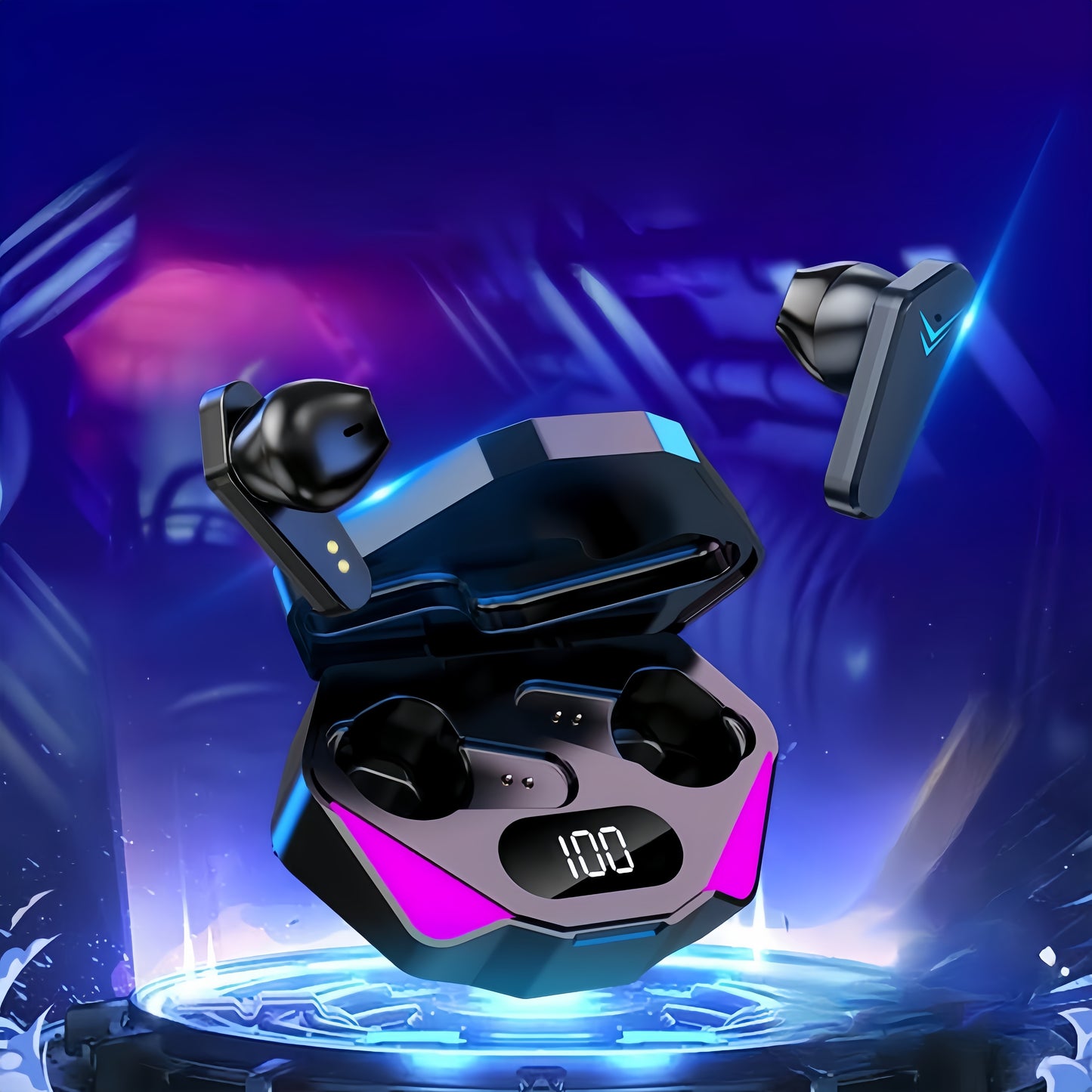 Wireless Noise Cancelling Gaming Headphones