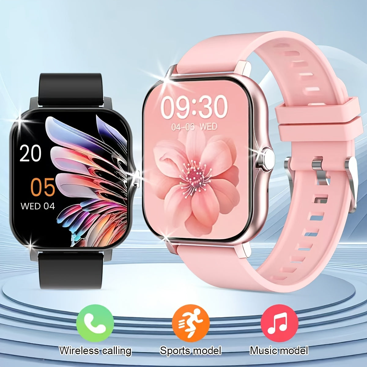 1.83" Smartwatch with Bluetooth Calling & Fitness Tracker