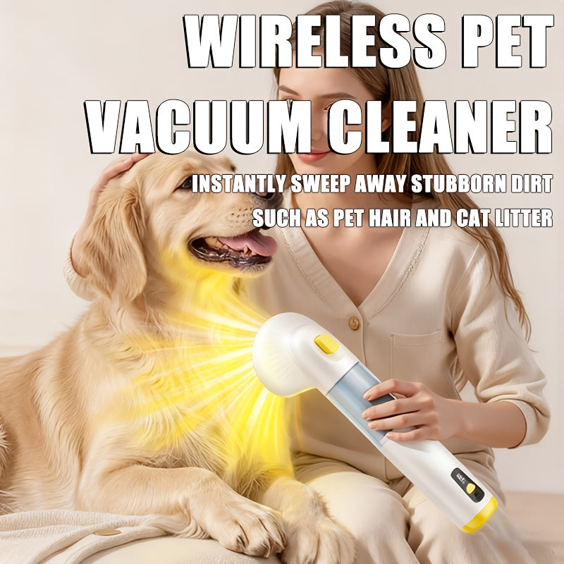 Pet Grooming Vacuum with Brush – 4KPA Suction