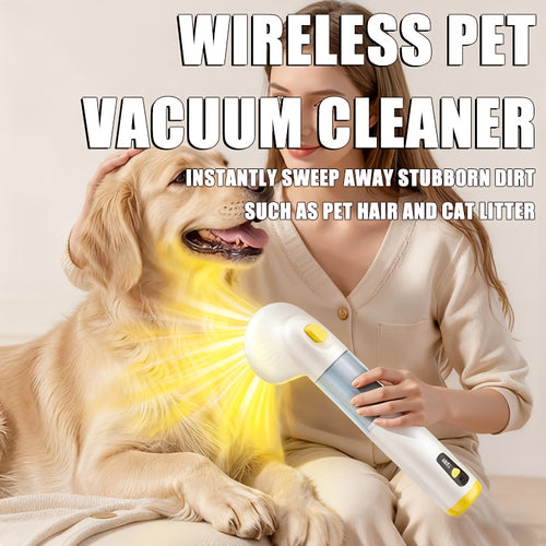 Pet Grooming Vacuum with Brush – 4KPA Suction