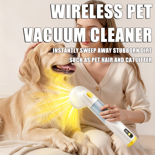 Pet Grooming Vacuum with Brush – 4KPA Suction