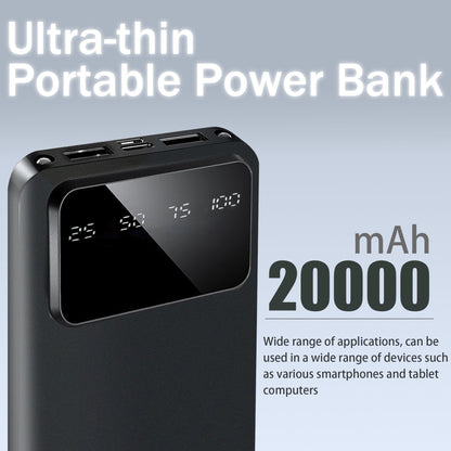 20000mAh Power Bank with LED Display – Dual Output