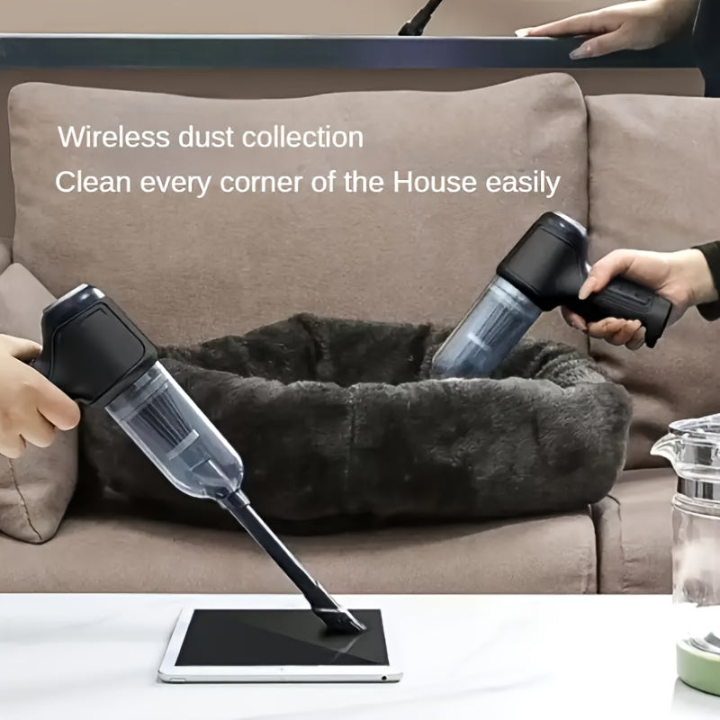 Wireless Vacuum Cleaner – Strong Suction USB Rechargeable
