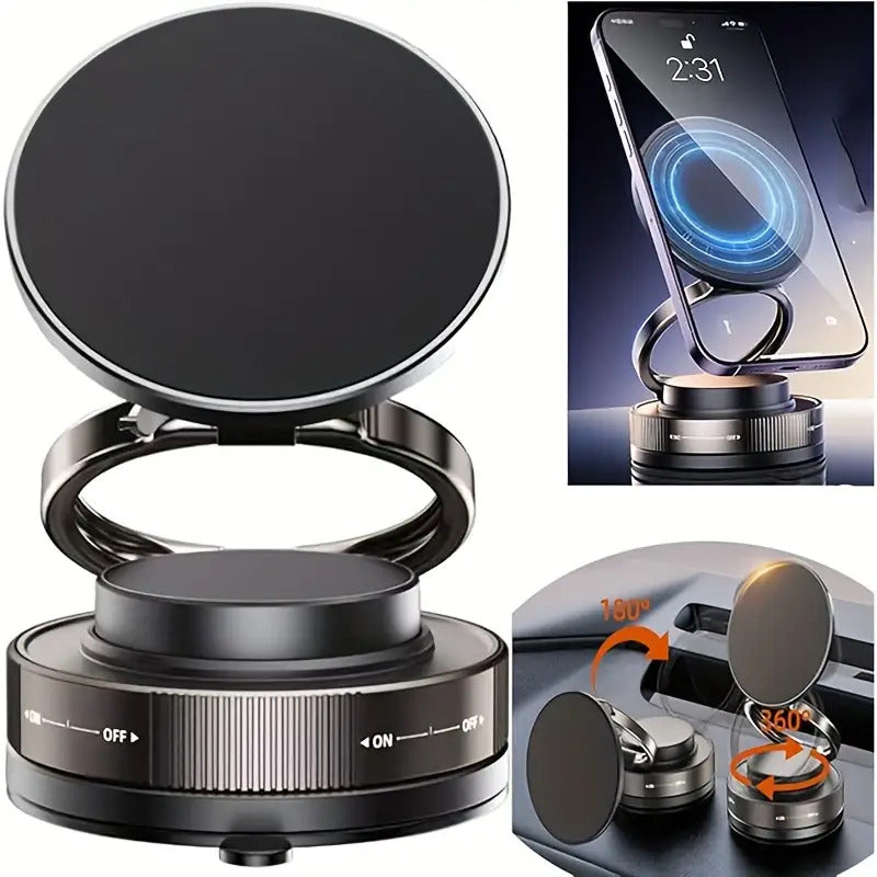 360° Adjustable Magnetic Phone Holder – Foldable Mount