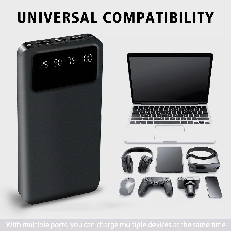 20000mAh Power Bank with LED Display – Dual Output