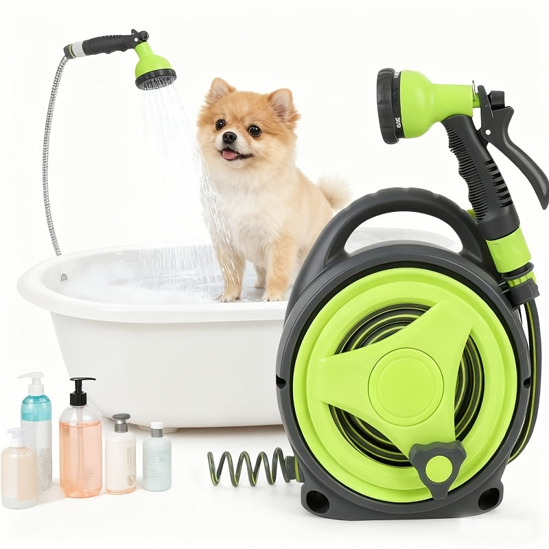 20m Portable Garden Hose Reel with Spray Nozzle