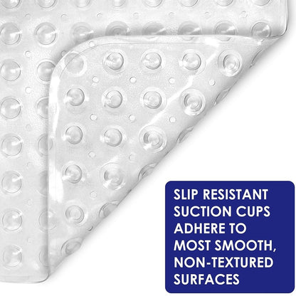 Large Non-Slip Shower Mat with Suction Cups