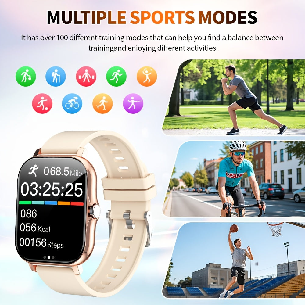 1.83" Smartwatch with Bluetooth Calling & Fitness Tracker