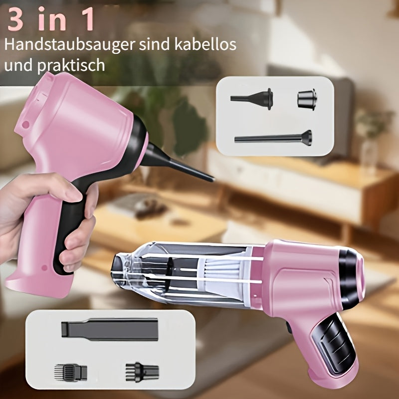 Wireless Handheld Vacuum Cleaner – Strong Suction USB Rechargeable