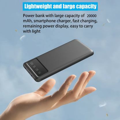 20000mAh Power Bank with LED Display – Dual Output