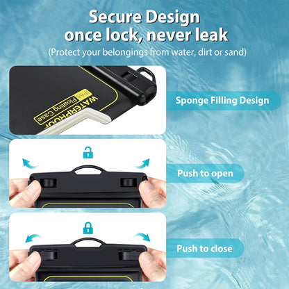 Waterproof Floating Phone Case – IPX8 Pouch with Lanyard