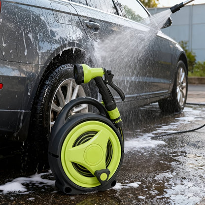 20m Portable Garden Hose Reel with Spray Nozzle