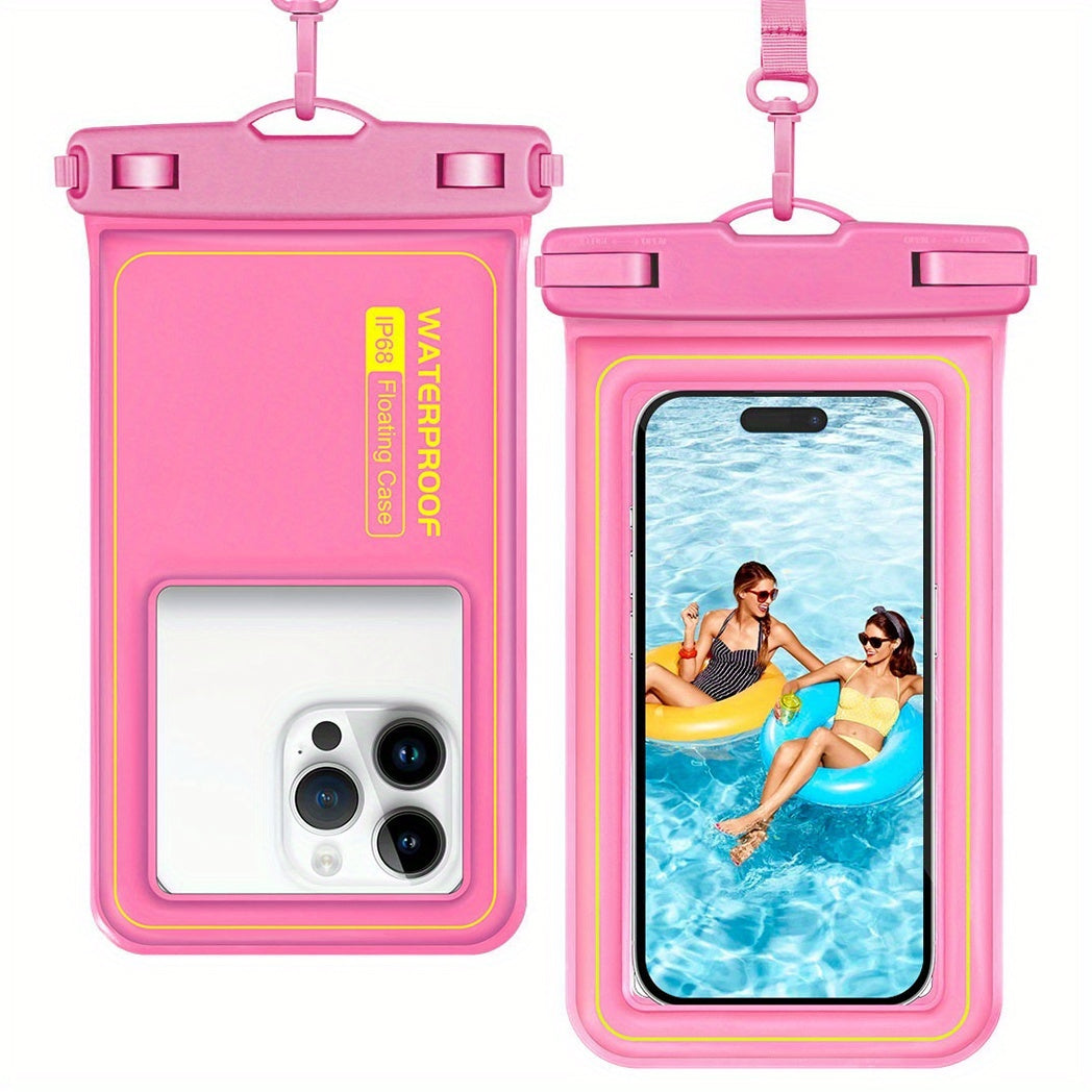 Waterproof Floating Phone Case – IPX8 Pouch with Lanyard