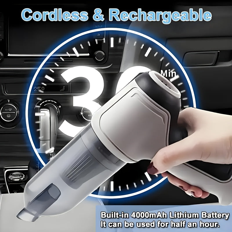 Wireless Handheld Vacuum Cleaner – Strong Suction USB Rechargeable