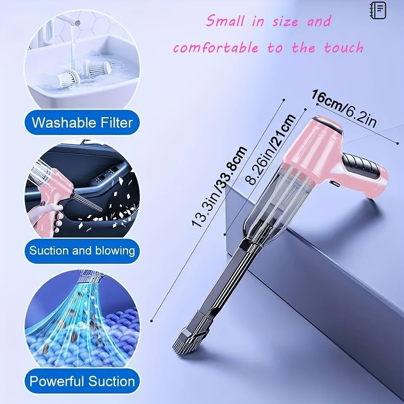 Wireless Handheld Vacuum Cleaner – Strong Suction USB Rechargeable