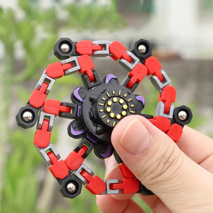 Deformable Fidget Spinner Chain – Stress Relief Toy