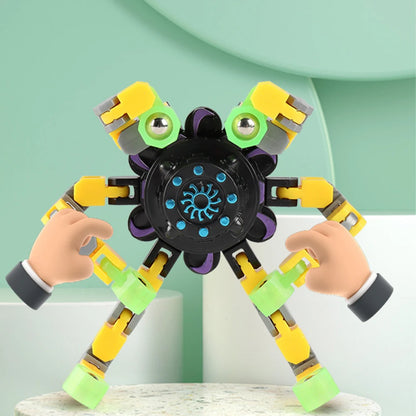 Deformable Fidget Spinner Chain – Stress Relief Toy