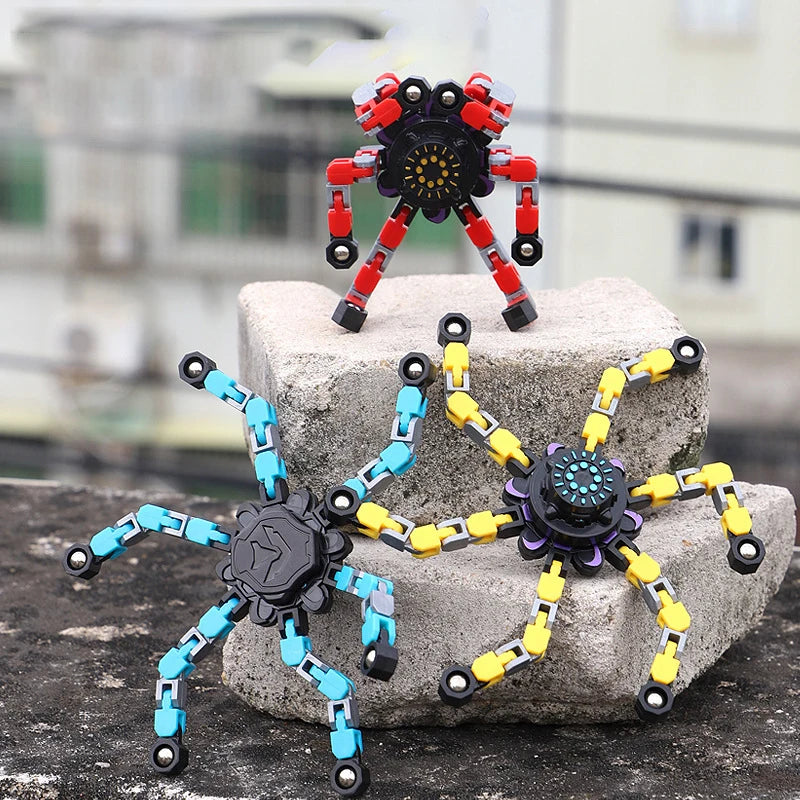 Deformable Fidget Spinner Chain – Stress Relief Toy