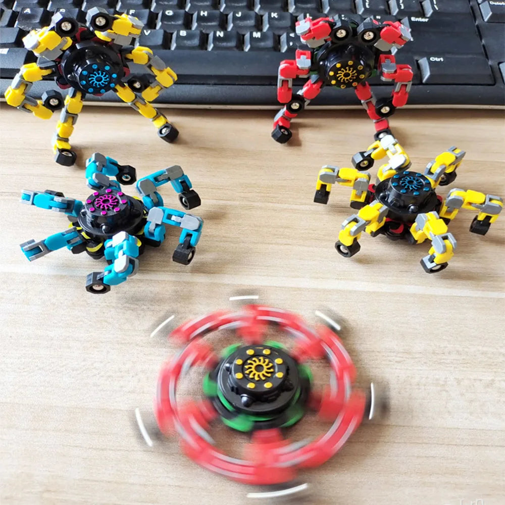 Deformable Fidget Spinner Chain – Stress Relief Toy