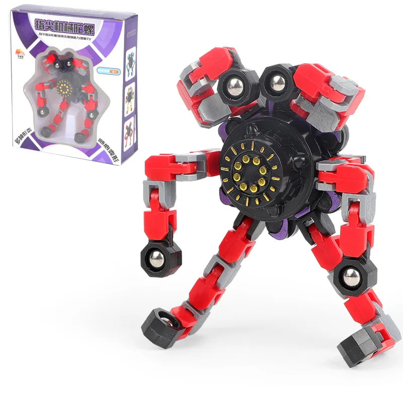 Deformable Fidget Spinner Chain – Stress Relief Toy
