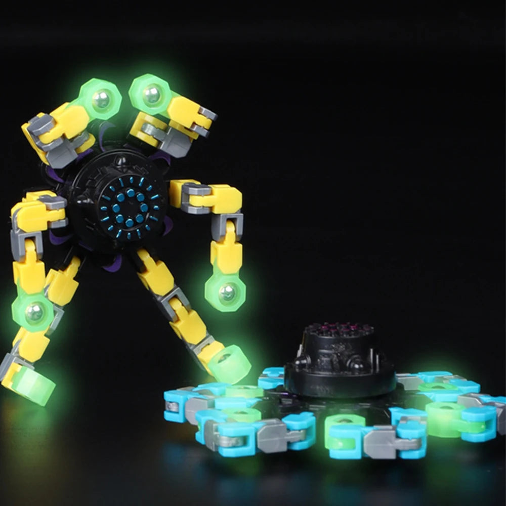 Deformable Fidget Spinner Chain – Stress Relief Toy