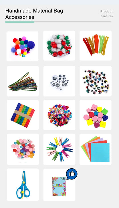 DIY Rainbow Craft Kit for Kids – Creative Toy Set