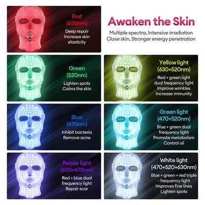 Rechargeable LED Facial & Neck Mask