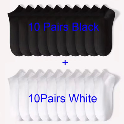 Unisex Ankle Socks (5/10 Pack) – Breathable Lightweight Sports & Daily Wear