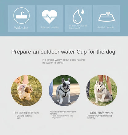 Portable Pet Water Bottle – Food Grade Dog & Cat Travel Dispenser