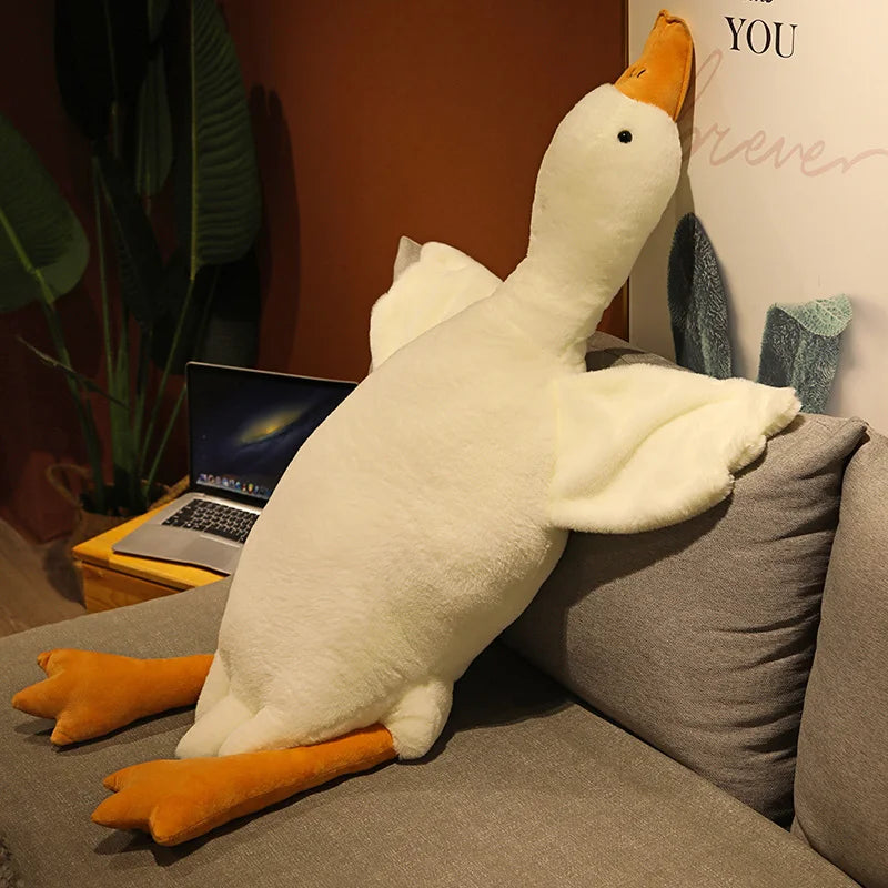 Giant Goose Plush Pillow – Soft Stuffed Animal Toy