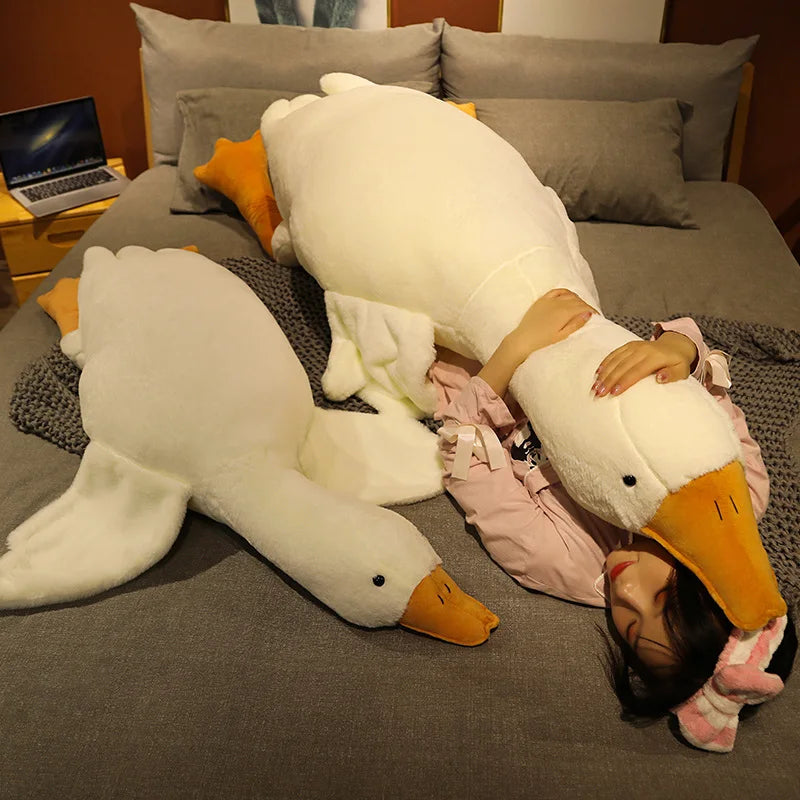 Giant Goose Plush Pillow – Soft Stuffed Animal Toy