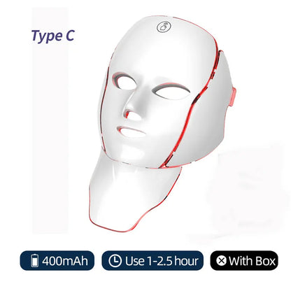 Rechargeable LED Facial & Neck Mask
