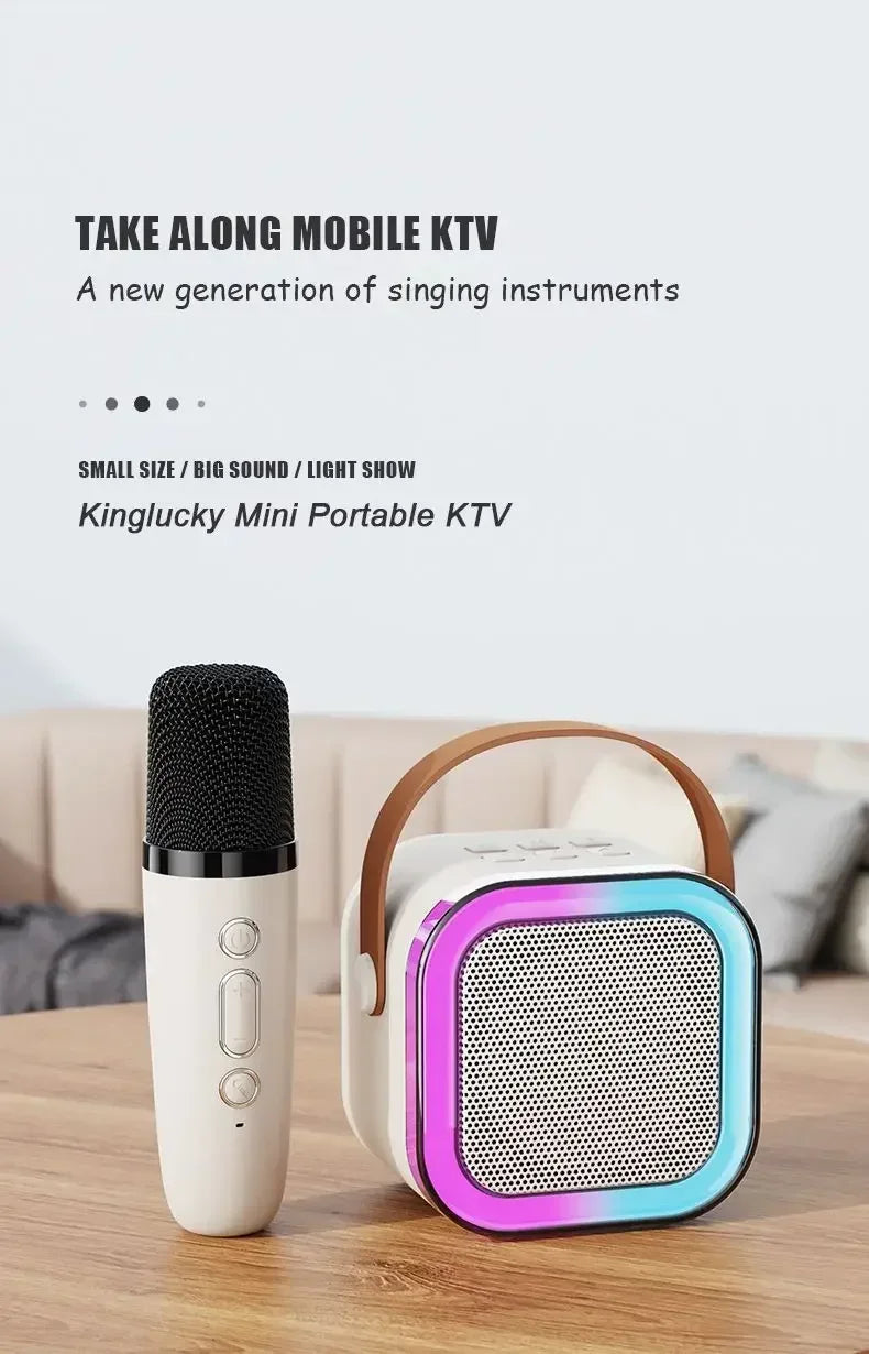 K12 Karaoke Machine with Wireless Mic – Bluetooth Speaker