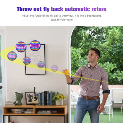 LED Flying Boomerang Ball – Auto Return Toy