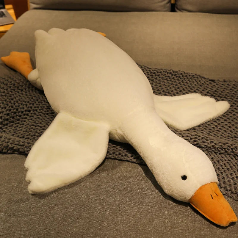 Giant Goose Plush Pillow – Soft Stuffed Animal Toy