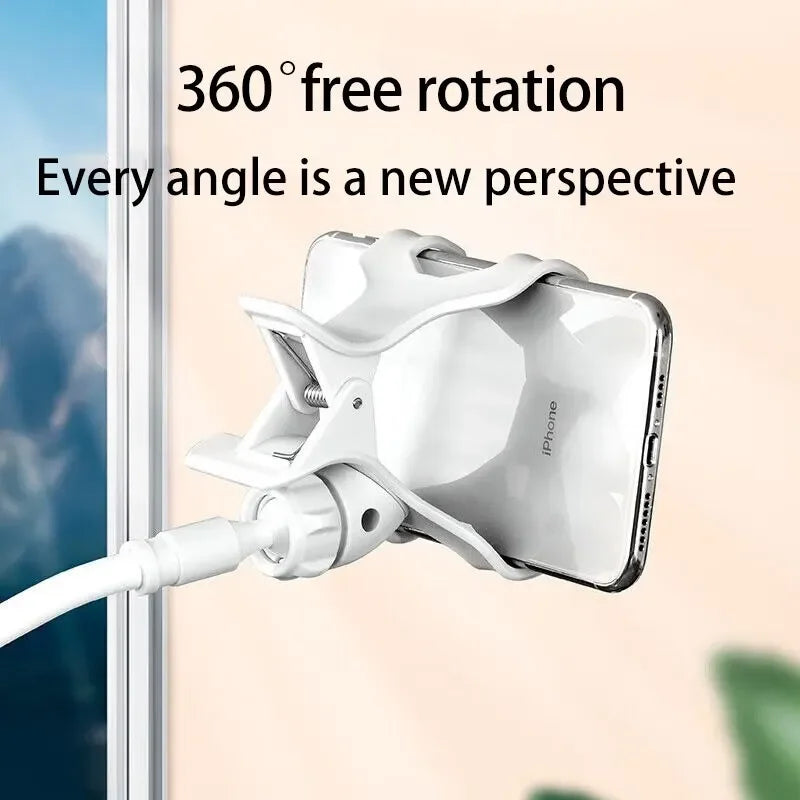 Flexible Gooseneck Phone Holder – Lazy Bed Desktop Clamp Stand