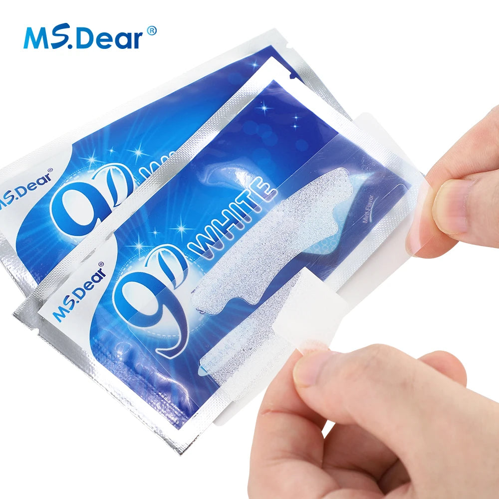 9D Teeth Whitening Strips – Advanced Gel Bleaching & Oral Care