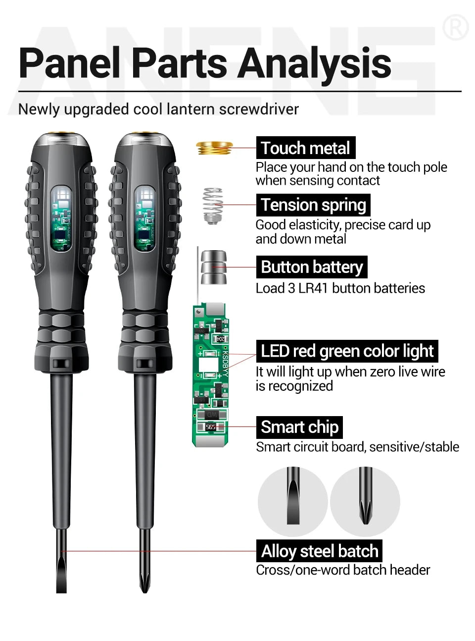 Electric Voltage Tester Pen 70-600V