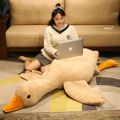 Giant Goose Plush Pillow – Soft Stuffed Animal Toy