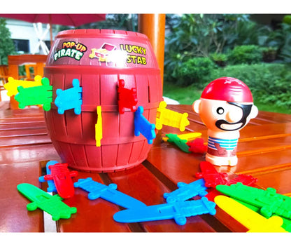 Pirate Barrel Pop-Up Game Toy for Kids